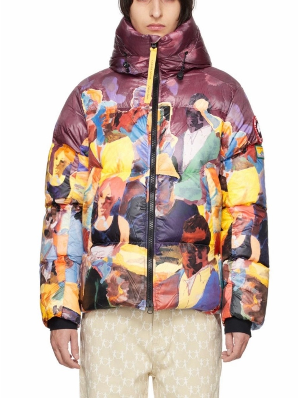 canada goose x nba x kidsuper men L woman XL down crofton puffer jacket new